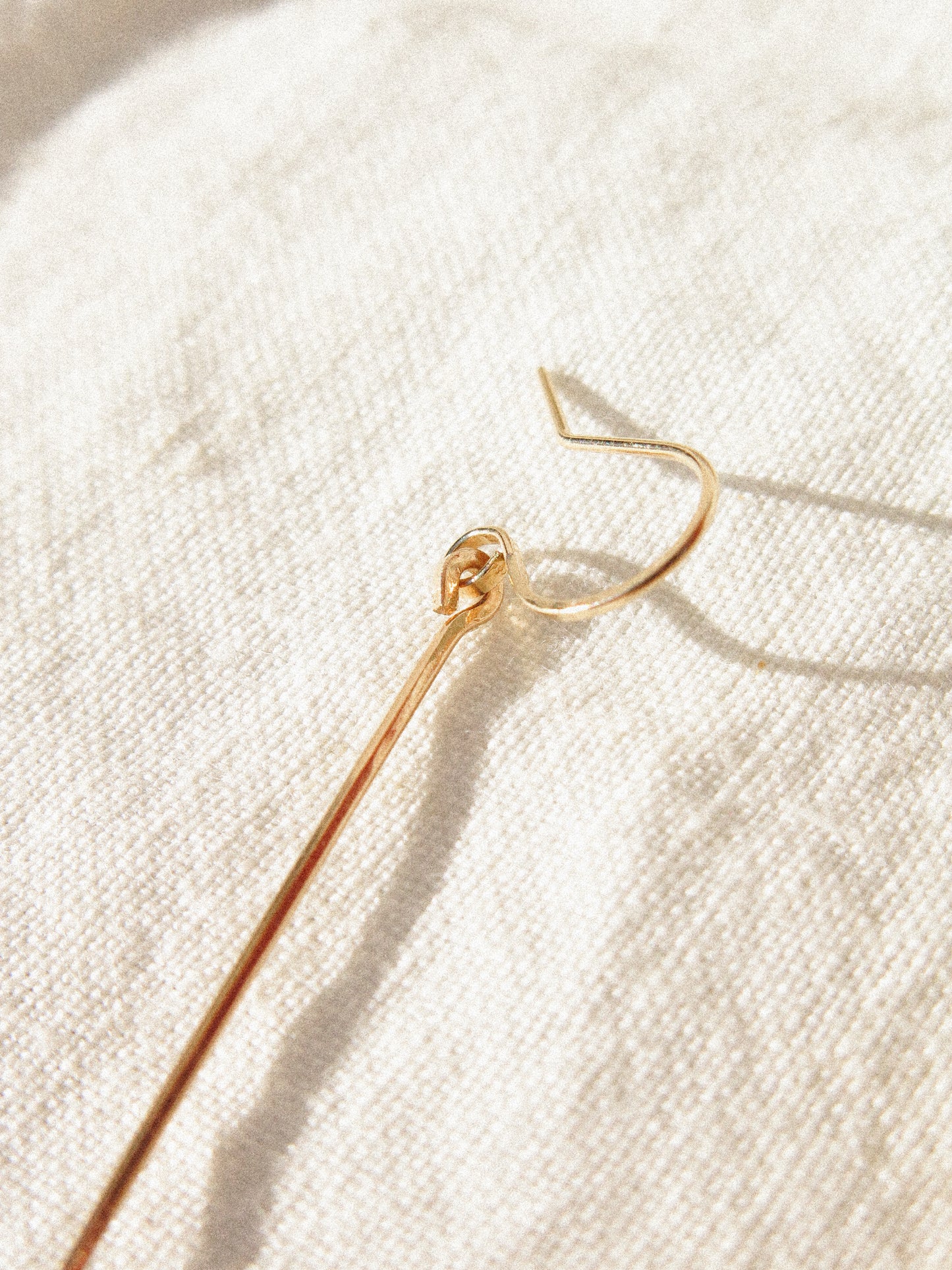 Lantern Bar Shoulder Dusters Earrings with Arc Chandelier, Mauve Pearl, and faceted Zircon Teardrops in 14K Gold Fill, December Birthstone