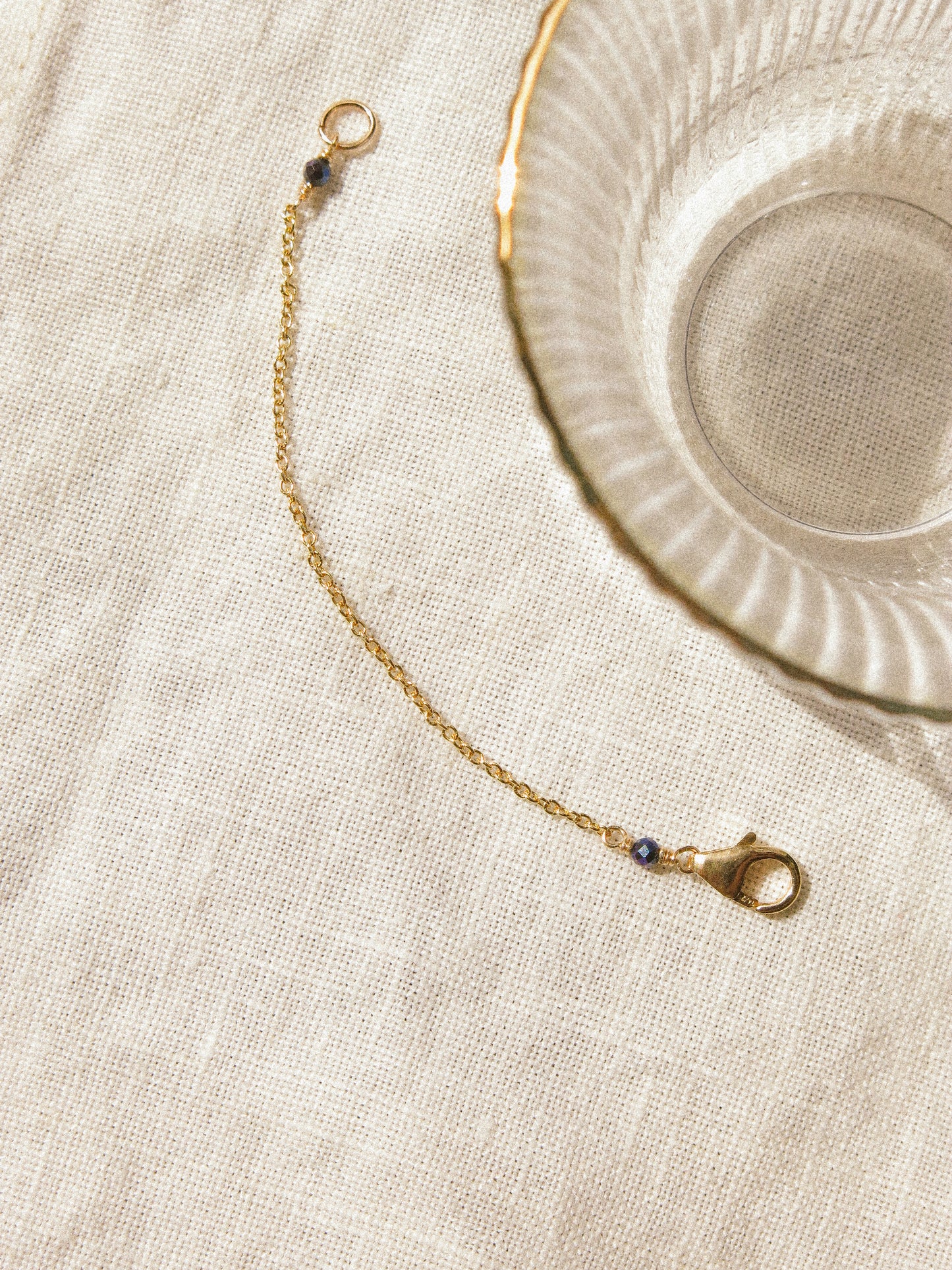 3 Inch Detachable Necklace Extender with Lobster Clasp, 14K Gold Fill