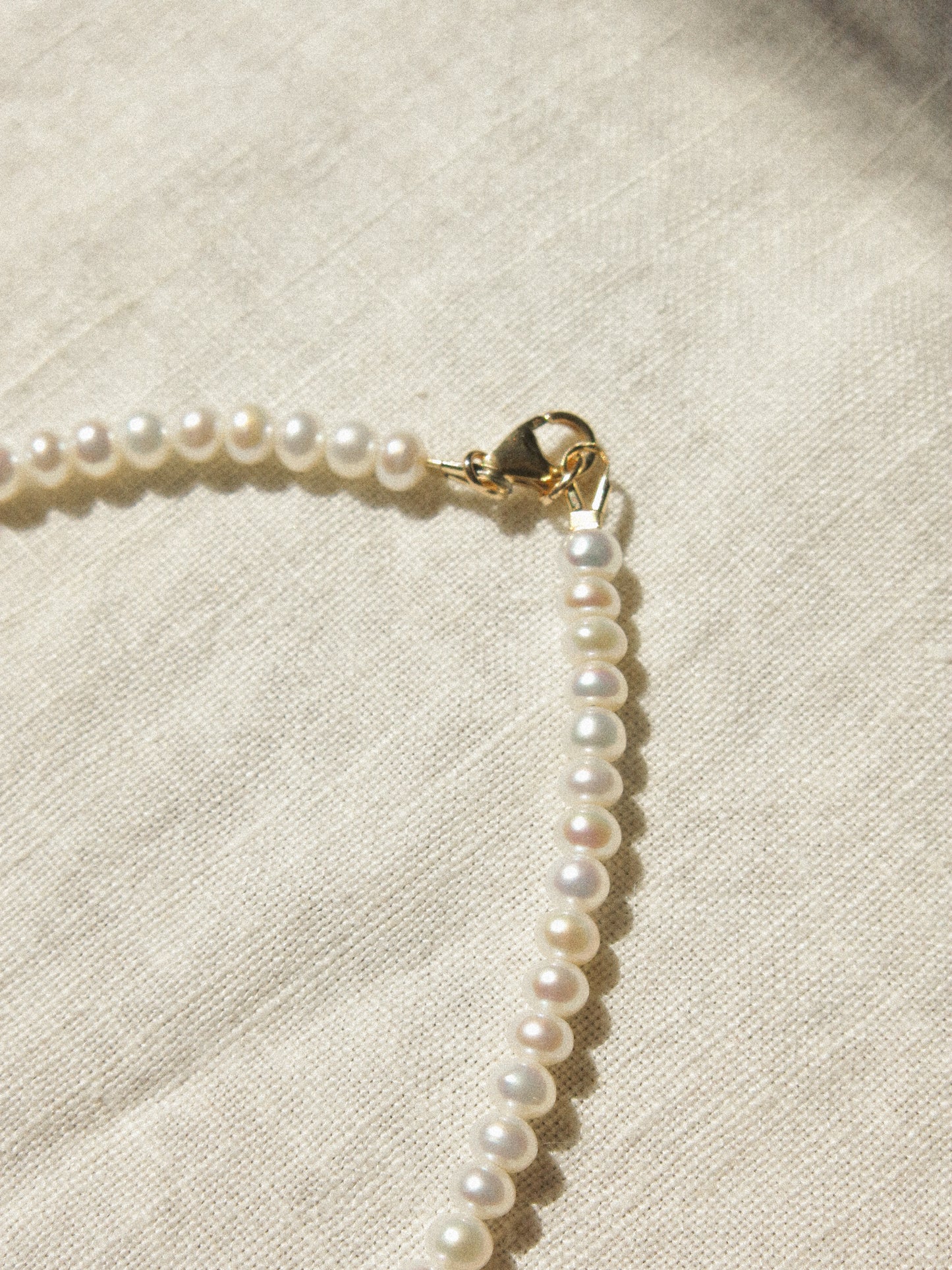 Graduated Oval Faceted Cognac Quartz Oval Strung Choker Necklace with White Pearls and Gold Fill Rondelle Beads, 14.5", 14K Gold Fill